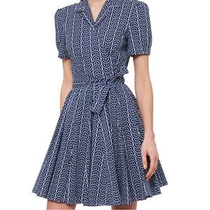 Diane Von Furenstenburg Evalina Pleated Wrap Dress